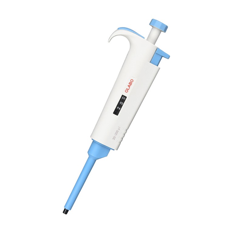 国产OLABO，B系列单道可调式移液器20-200μl