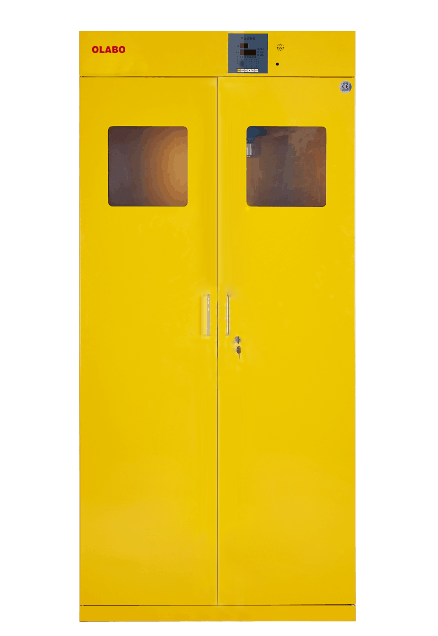 欧莱博OLB03Q全钢型三瓶存储气瓶柜